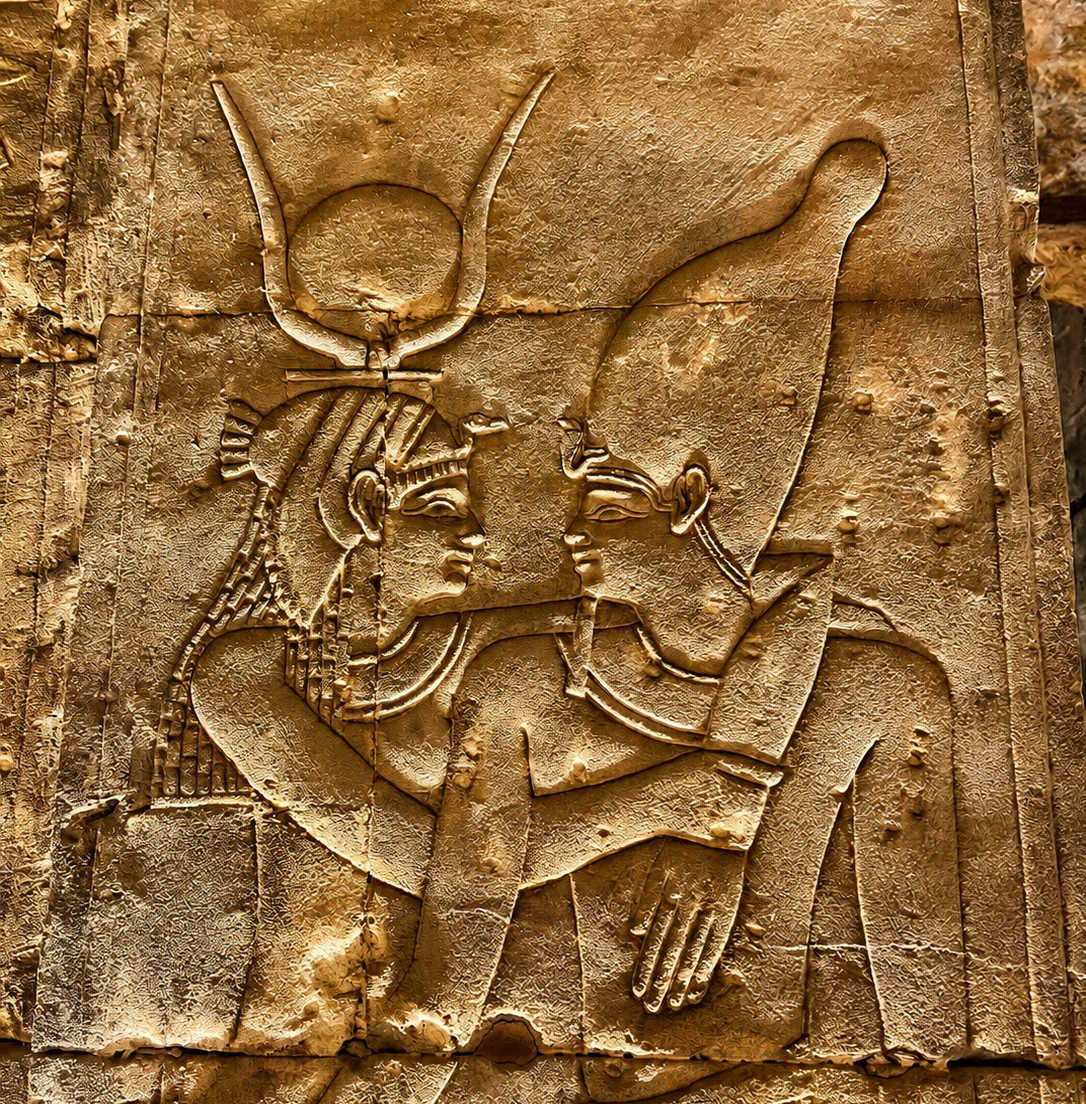 Isis and Osiris – Egyptian relief