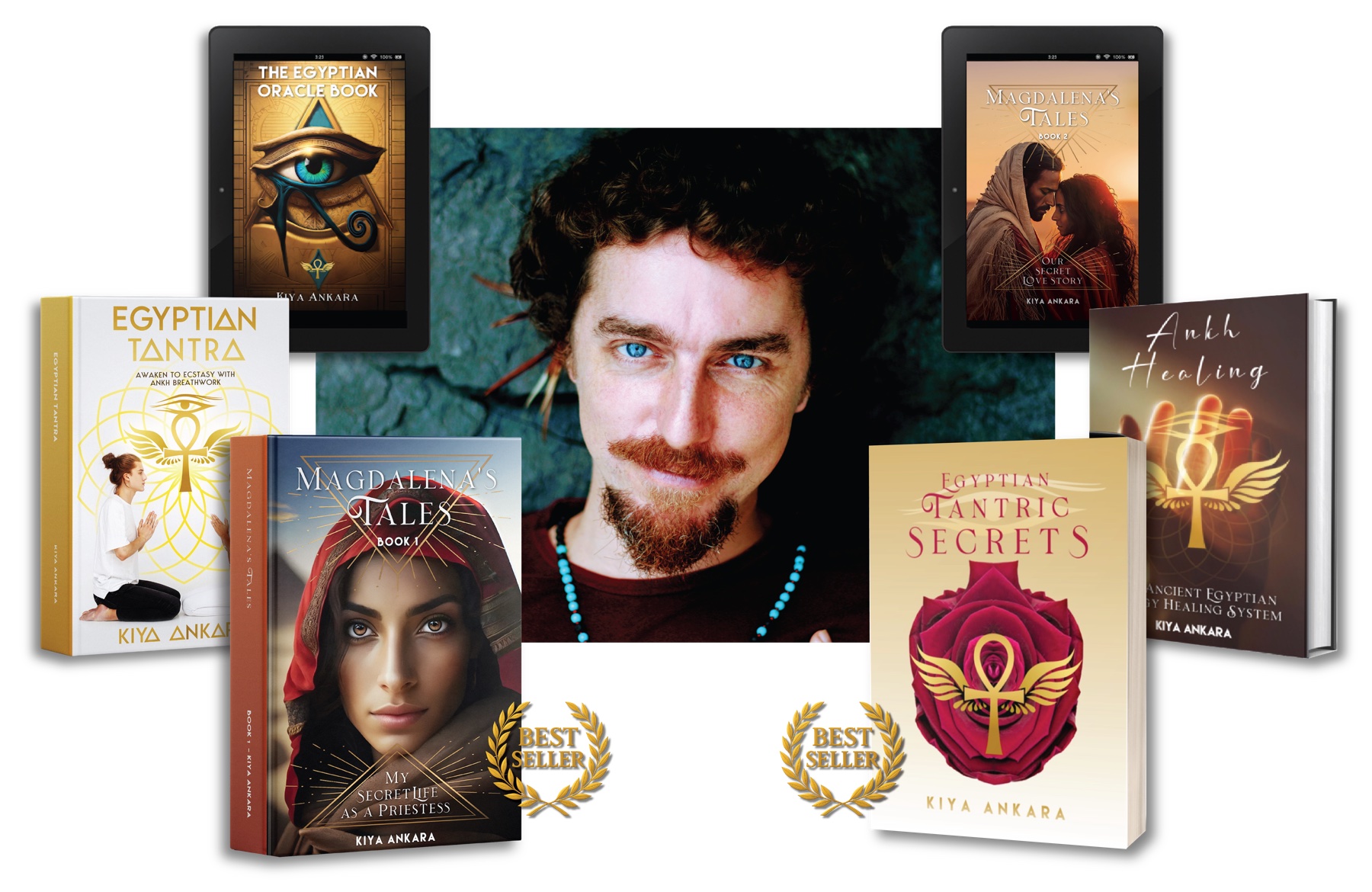Egyptian Tantric Secrets – Kiya Ankara with Books